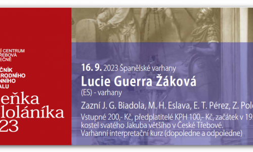 XIX. ROČNÍK MEZINÁRODNÍHO VARHANNÍHO FESTIVALU ZDEŇKA POLOLÁNÍKA 2023