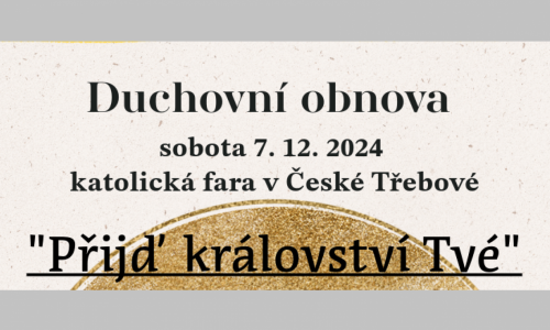 Duchovní obnova v České Třebové